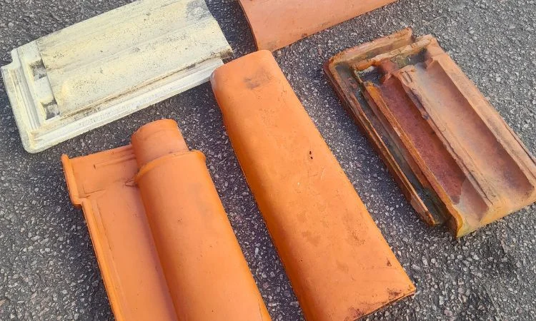 Telhas antigas em Porto Alegre